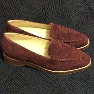 Cole Haan size 7 red (sugar beet ) suede loafers for women